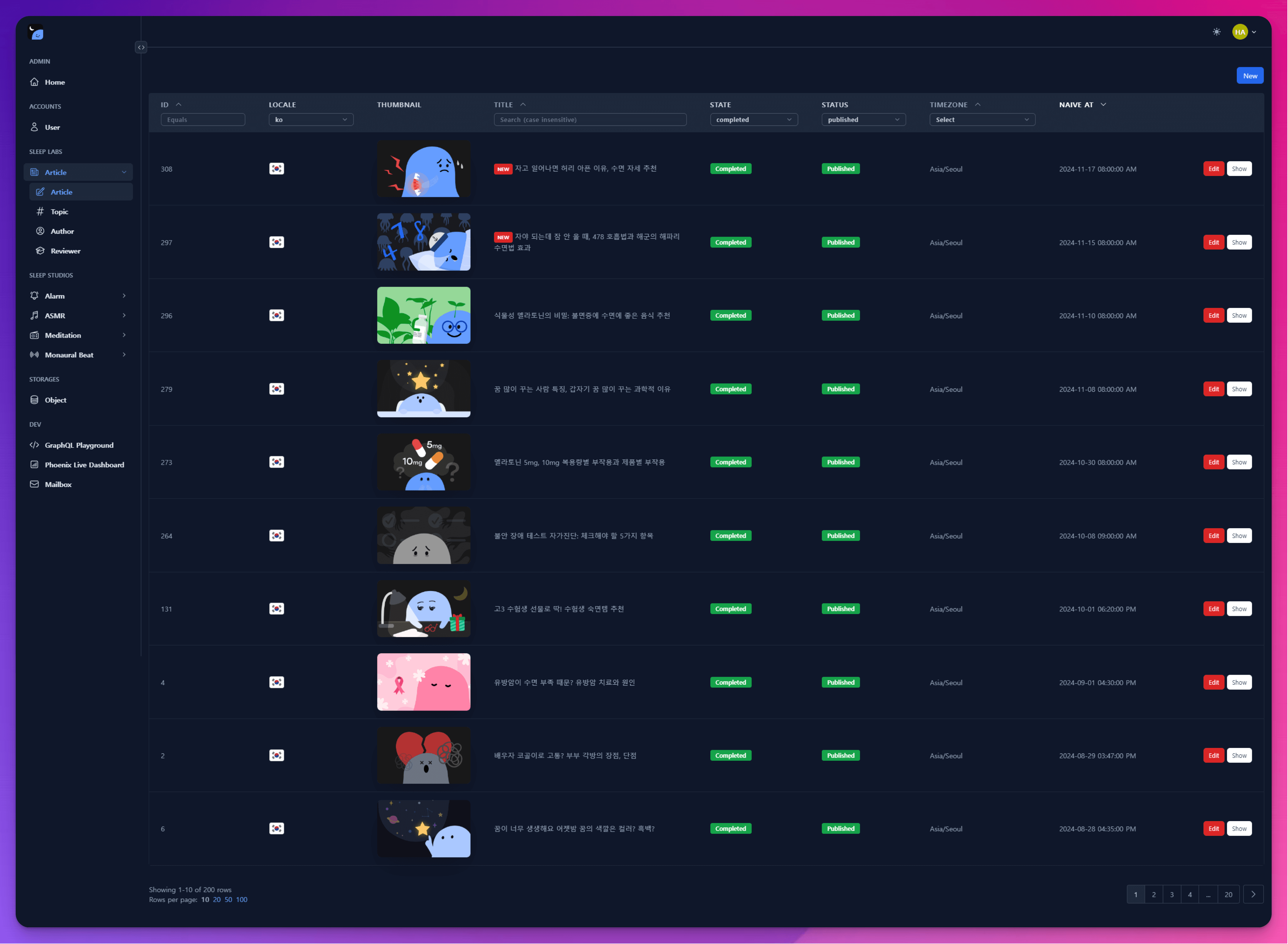 Nightly back-office system using Petal Pro