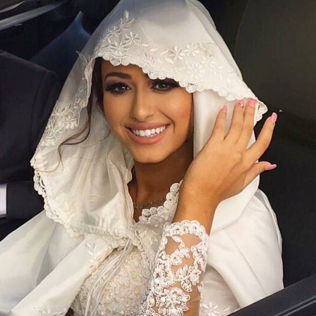 Cara Memakai Jilbab Dengan Gaun Pernikahan