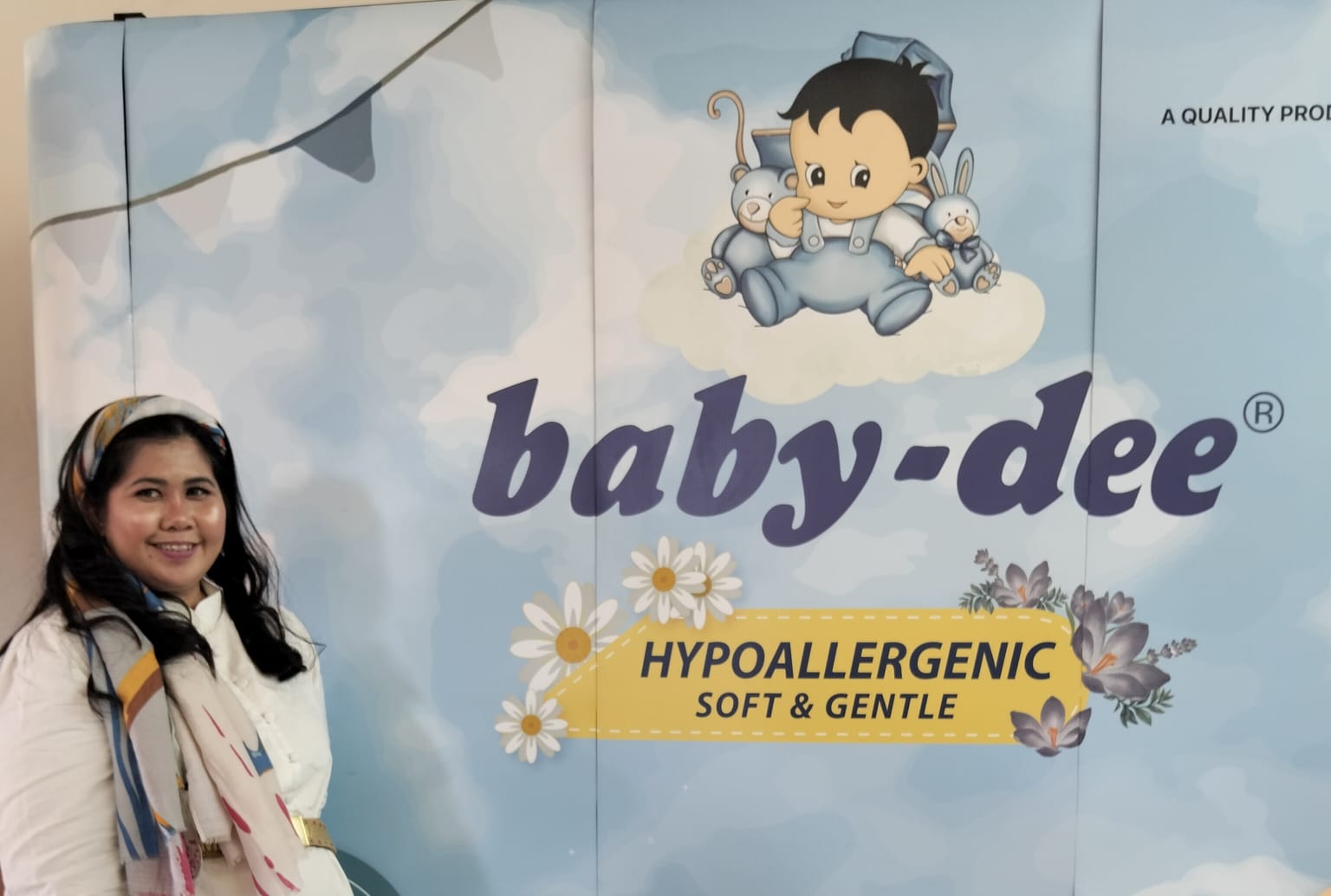 Baby-Dee Mengedukasi Pentingnya Menjaga Kesehatan Kulit Bayi Dalam Acara Momfluencer Gathering Jakarta 2 Duma Widiyanti, selaku Marketing Manager Baby-Dee