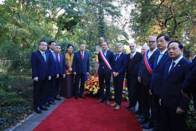 Le président vietnamien Tô Lâm commémore Hô Chi Minh à Montreuil