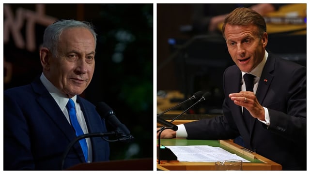 Benjamin Netanyahu fustige Emmanuel Macron après son discours à l’ONU