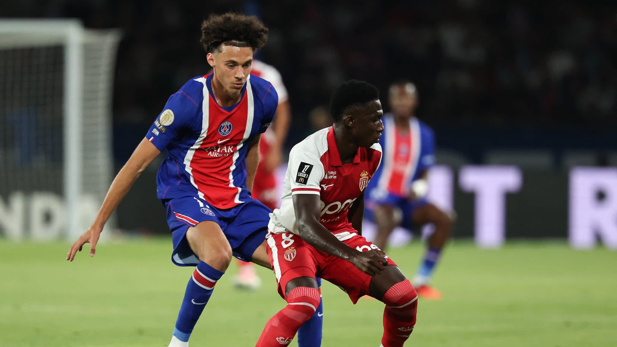 Ligue 1 : le Paris Saint-Germain prend l'avantage face à l'AS Monaco au Parc des Princes