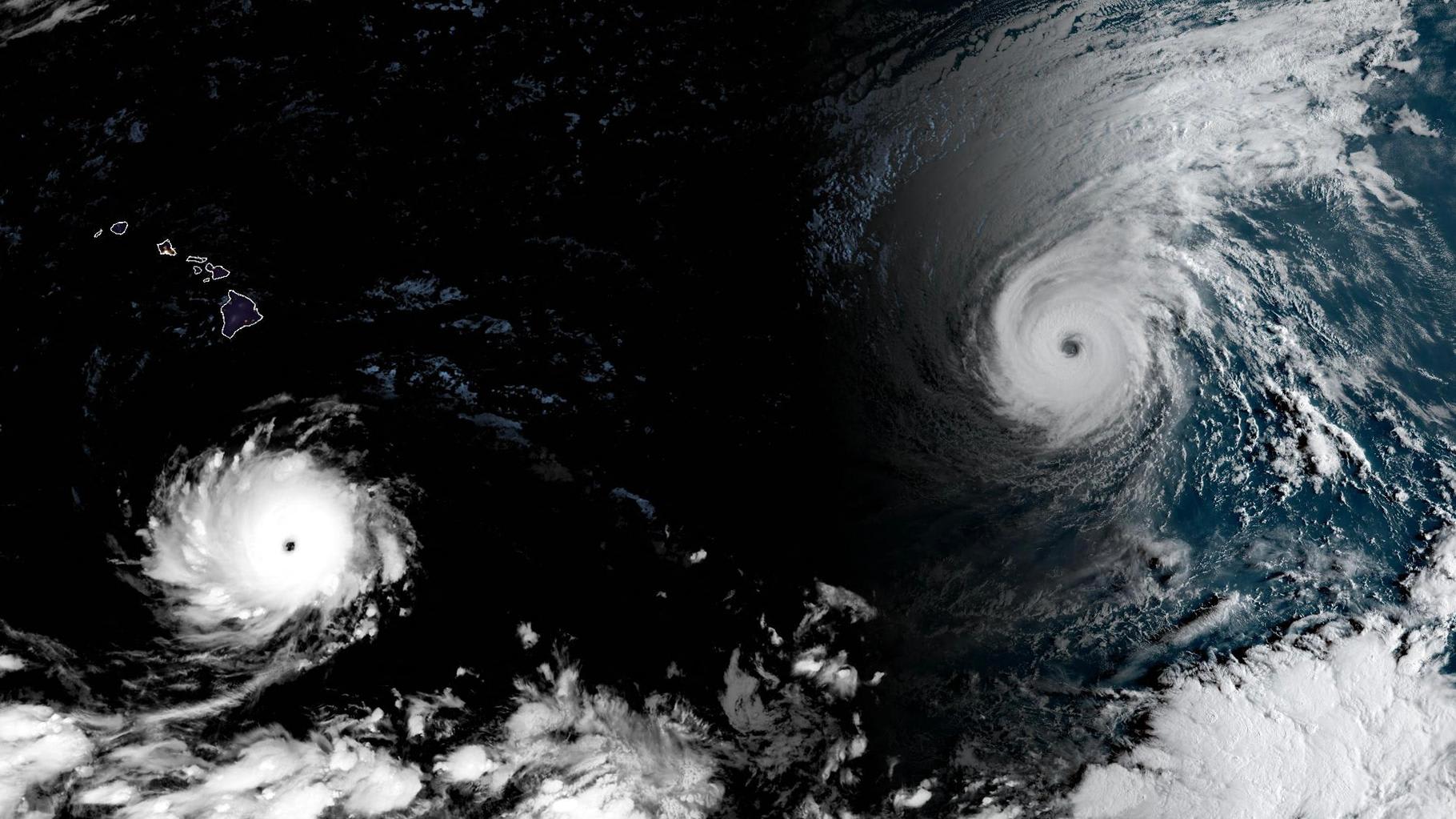 Trois cyclones simultanés dans le Pacifique témoignent de la puissance d'El Niño