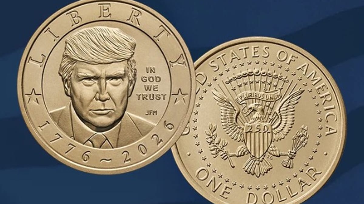 Une pièce d'un dollar à l'effigie de Donald Trump mise en circulation