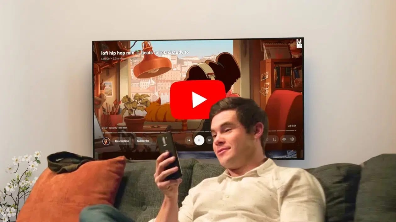 YouTube remplace le bouton Cast par un « Mode Compagnon » lié au compte