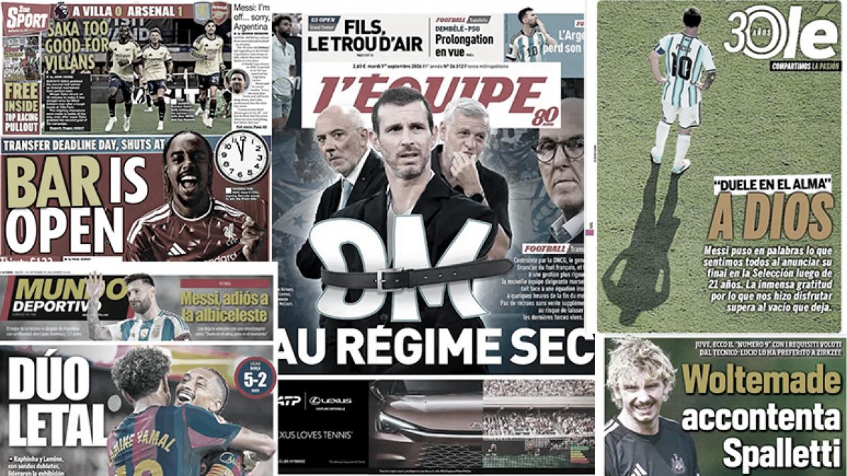 Lionel Messi annonce sa retraite internationale sur fond d'agitation au mercato anglais