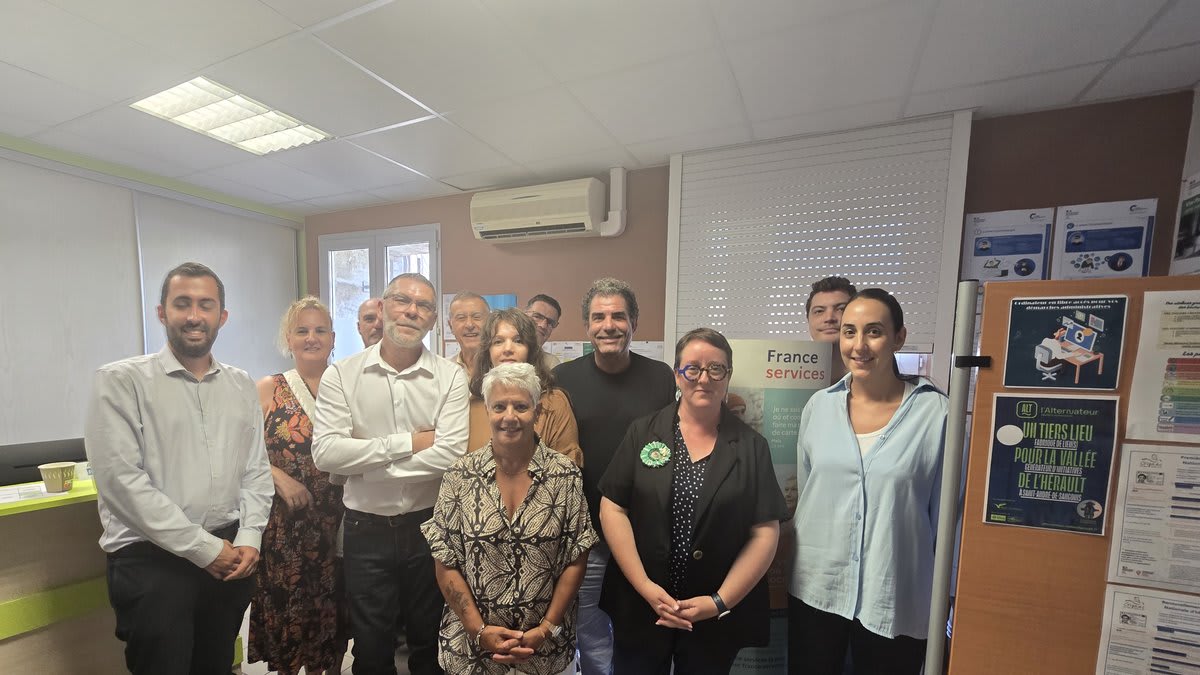 Hérault : la sous-préfète Célia Pouget visite l'espace France Services de Gignac
