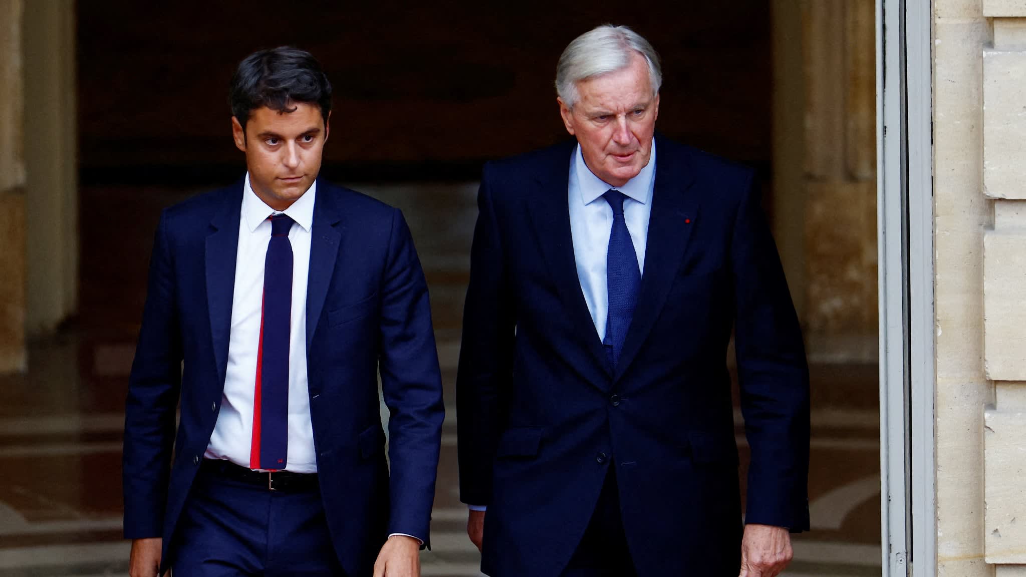 Tensions persistantes entre Michel Barnier et Gabriel Attal après le débat du Medef