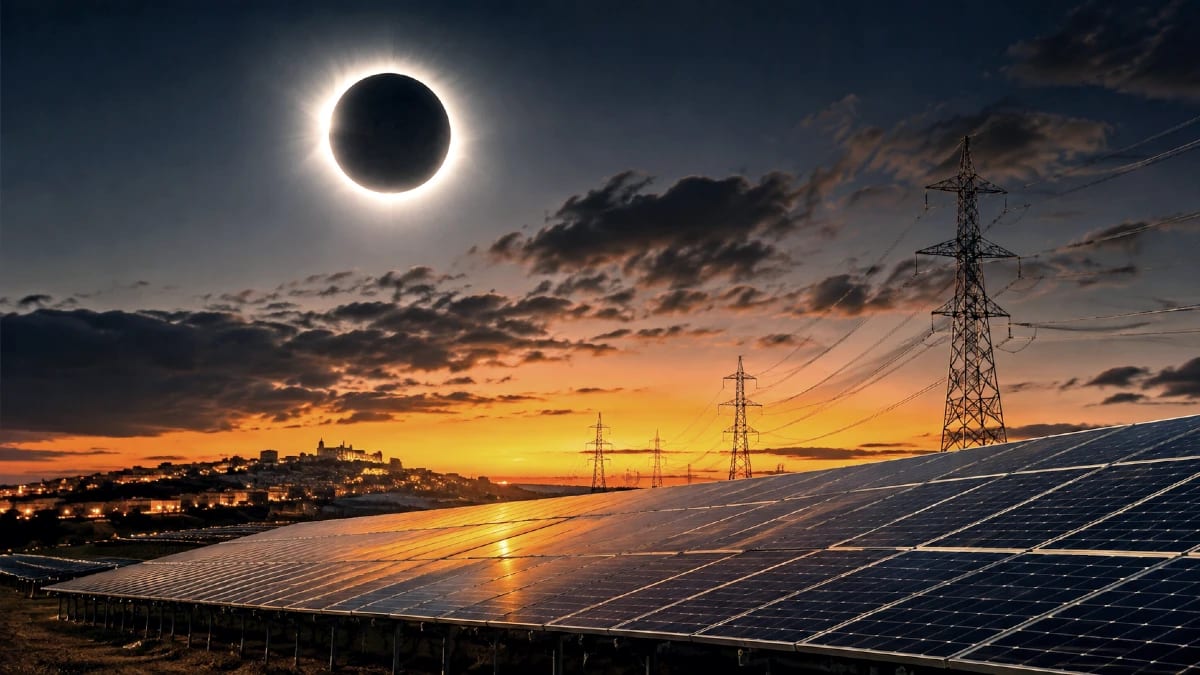 L'éclipse solaire au Portugal soulève le défi de la gestion des énergies renouvelables