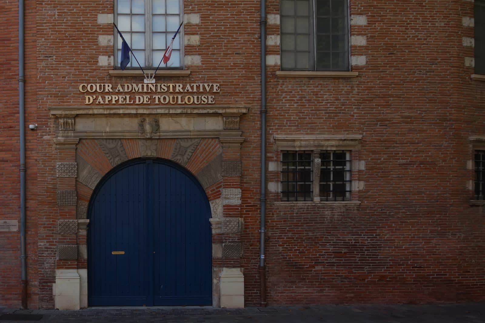 Façade de la Cour administrative d'appel de Toulouse, hôtel de Lestang