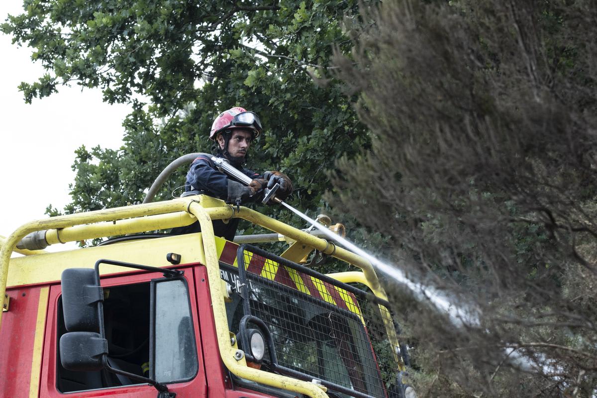 Landes · un incendie à Sanguinet maîtrisé après un impact de foudre