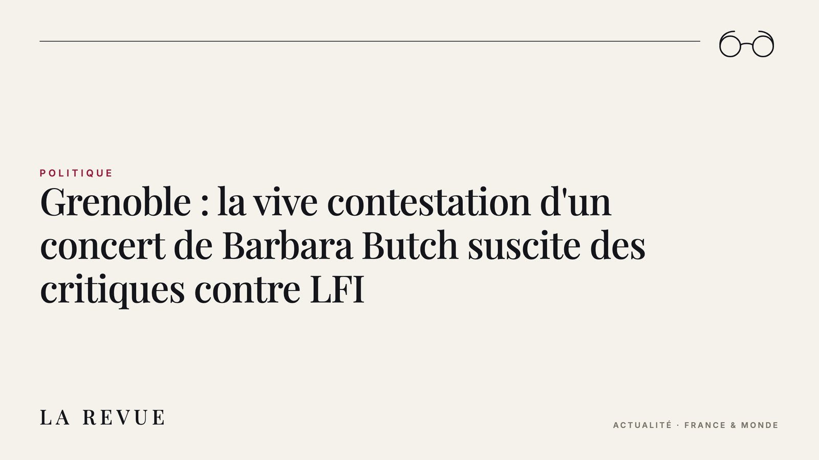 Grenoble : la vive contestation d'un concert de Barbara Butch suscite des critiques contre LFI