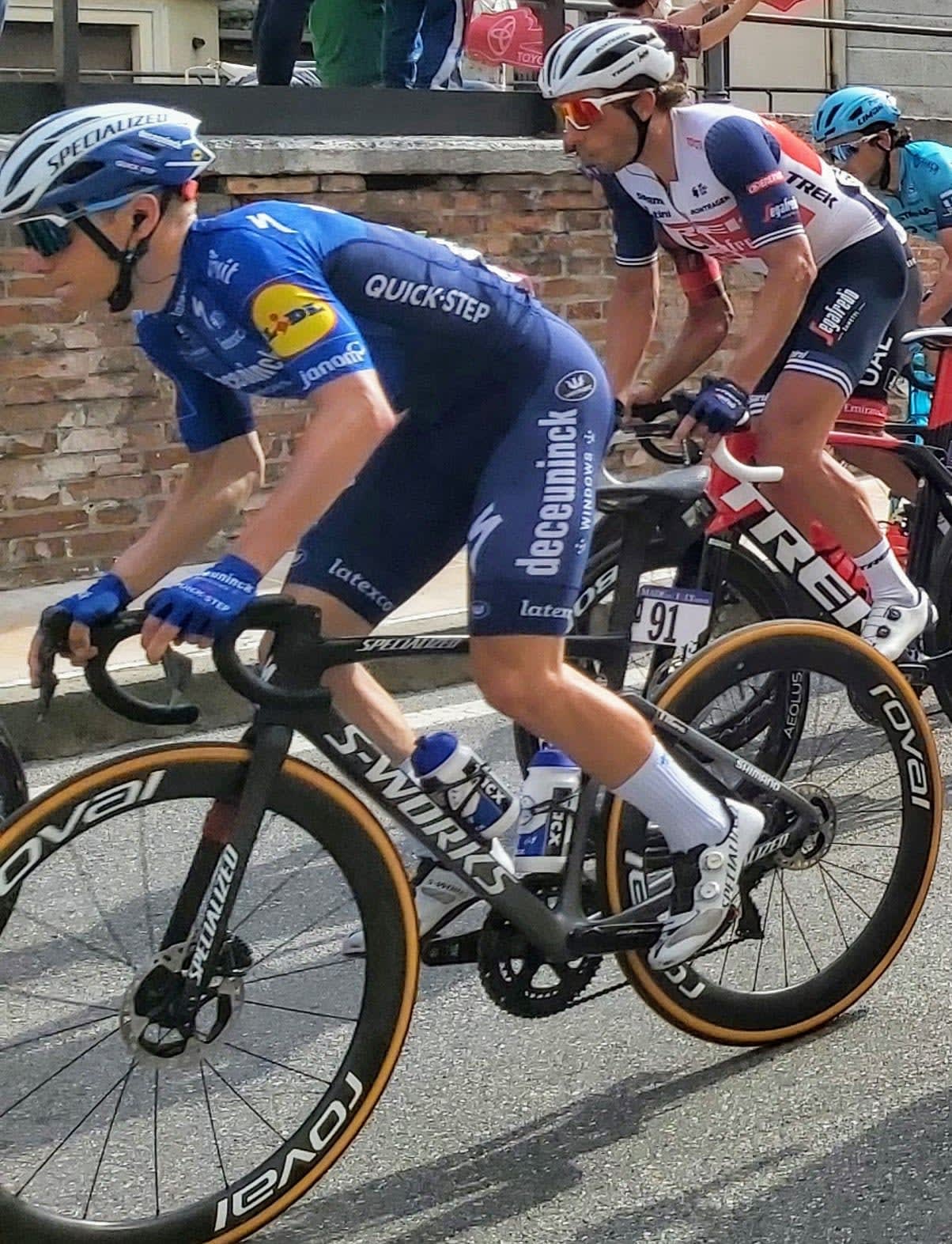 Remco Evenepoel lors du Giro d'Italia 2021, vainqueur du contre-la-montre du Tour de France 2026