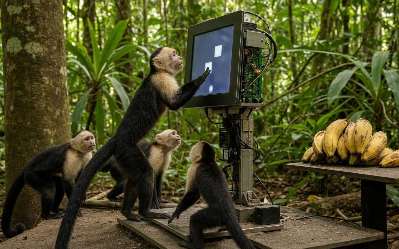 Costa Rica : des écrans tactiles dotés d'IA étudient la cognition des primates sauvages