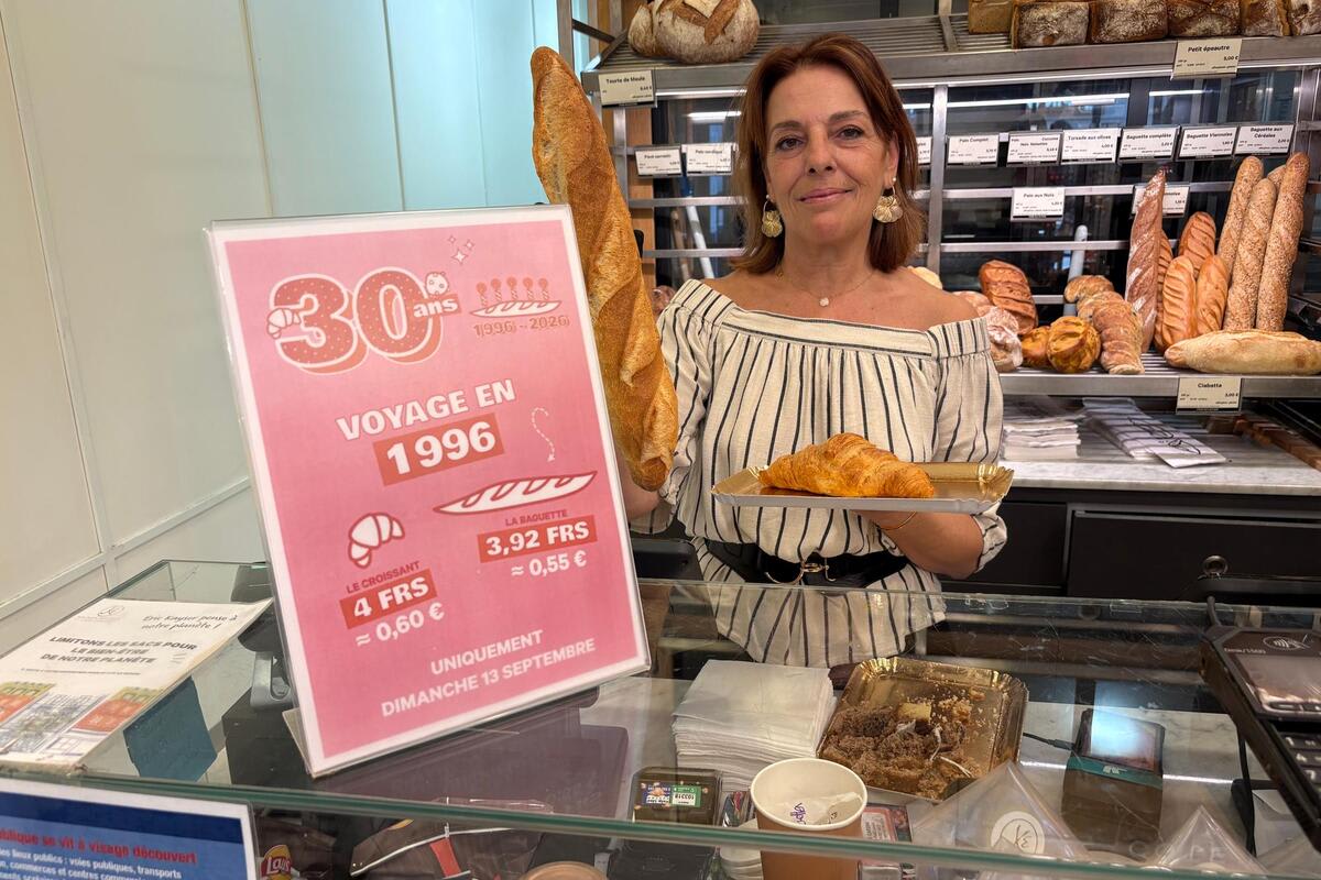 À Nice, une boulangerie vend son pain au prix du franc de 1996
