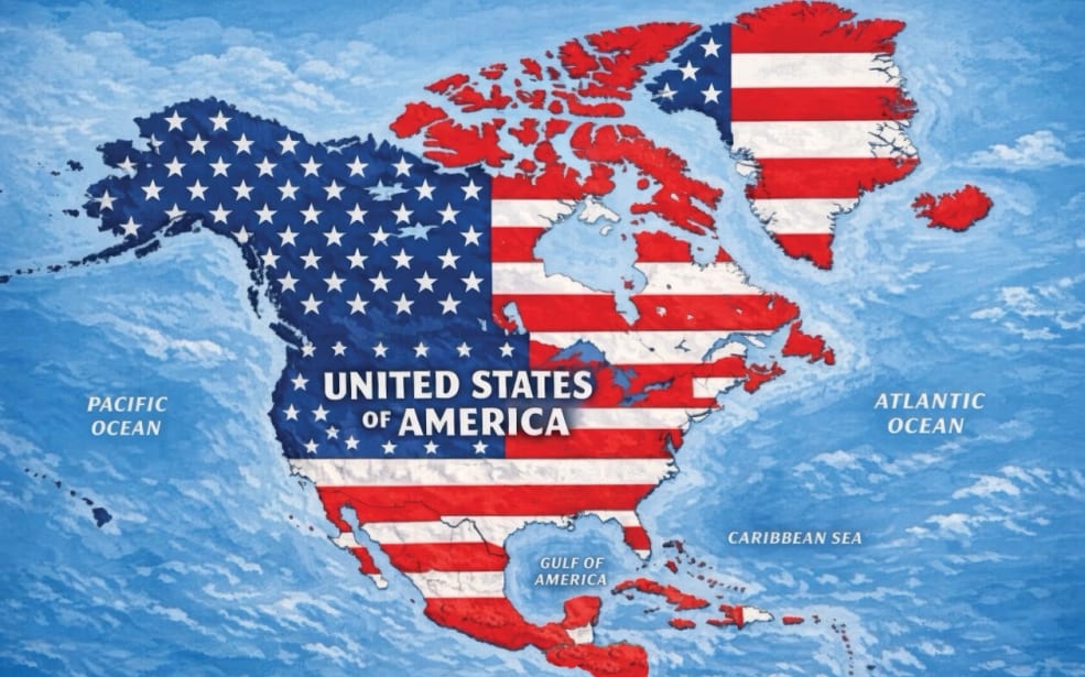 Une carte publiée par Donald Trump intègre plusieurs territoires français d'outre-mer aux États-Unis