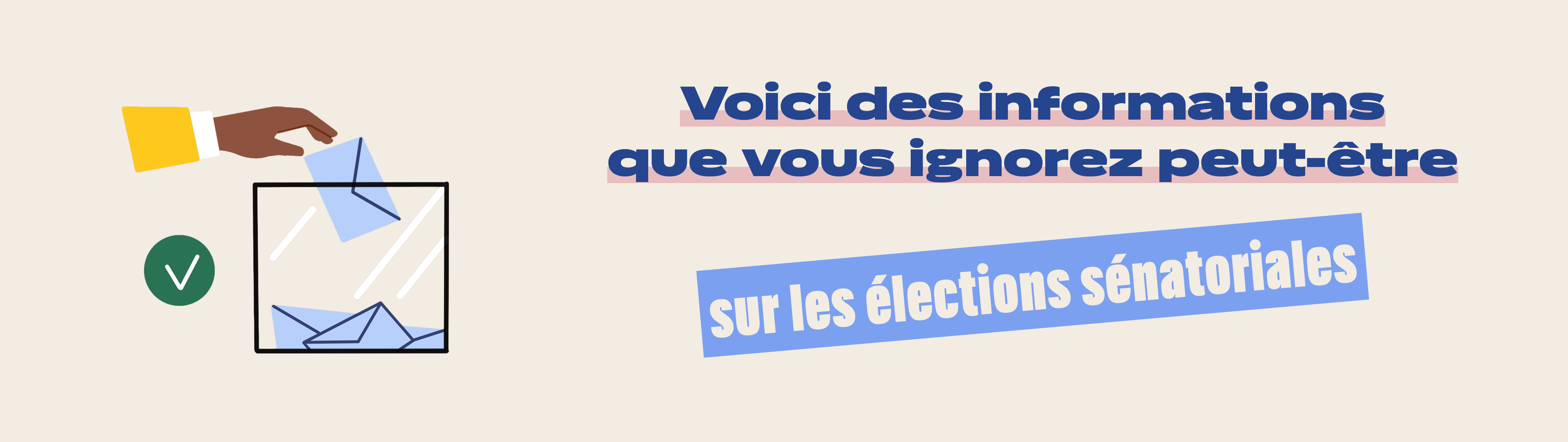Élections sénatoriales 2026 : 1 681 candidats en lice pour renouveler la moitié du Sénat
