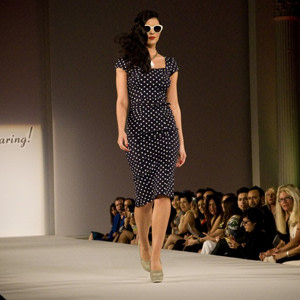 Polka Dot Runway Dress - Red or Brown. Love that Boho