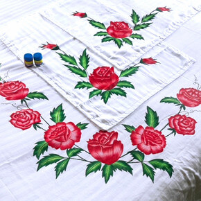 fabric painting designs for pillow covers