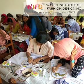 Kalamkari Painting - In progress Kalamkari Painting - In progress
