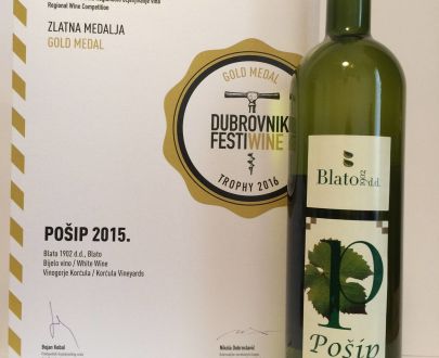Pošip gouden medaille