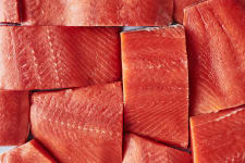 raw wild caught salmon fillets