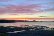 alaska sunset in winter