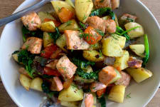 corned salmon hash