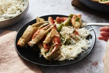 snow crab stir fry