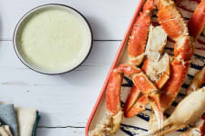 herb garlic buttermilk crab dip