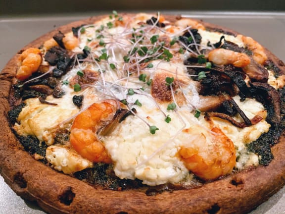 seafood pizza