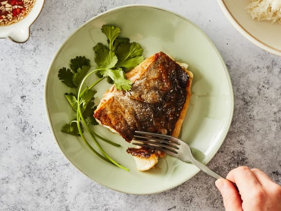 pan-fried sablefish with nuoc cham