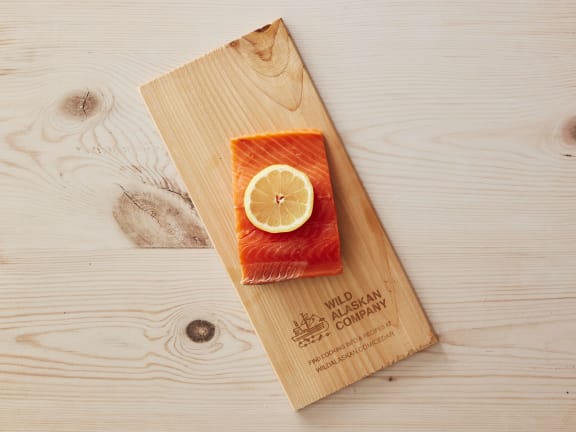 cedar plank salmon