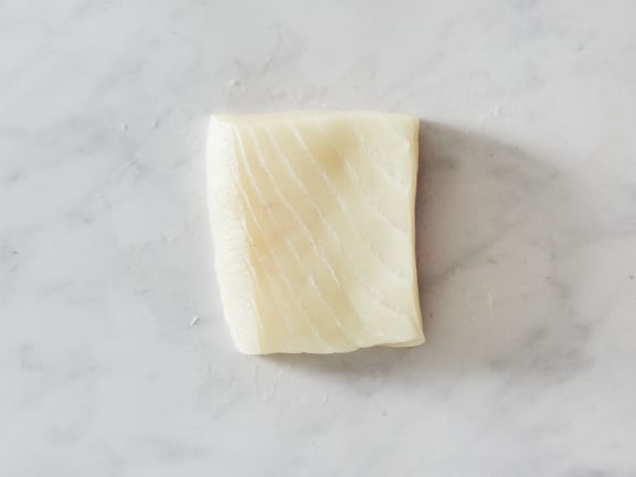 raw pacific halibut fillet