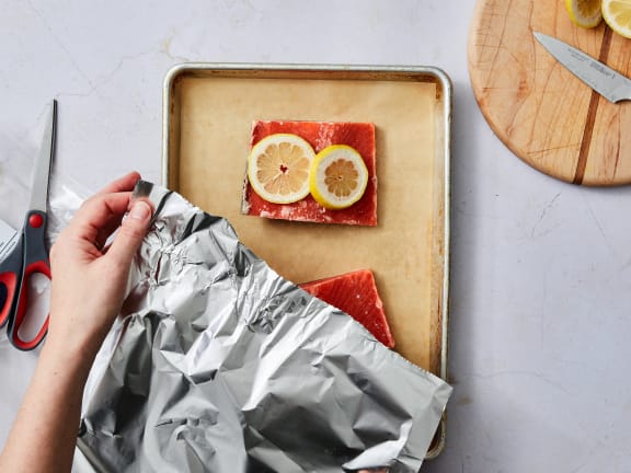 Salmon en Papillote from Frozen