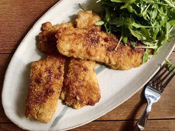 cornmeal crusted rockfish