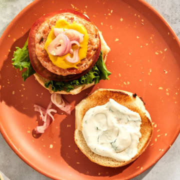 sockeye salmon burgers