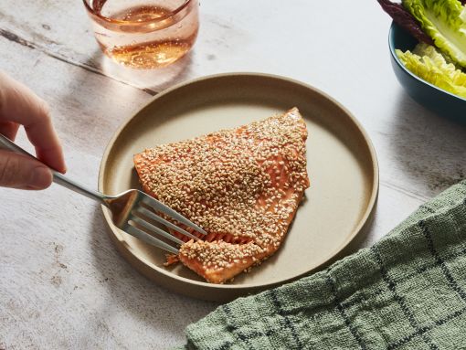 Lazy Bear Recipe for Hot Honey Sesame Salmon