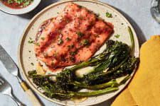 salmon in mustard sauce