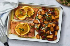 citrus glazed salmon