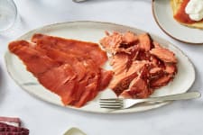 hot and cold smoked salmon