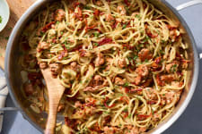 creamy salmon pasta sun dried tomatoes