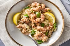 garlic butter shrimp orzo