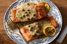 easy salmon piccata