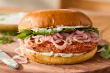ricotta sockeye salmon burger