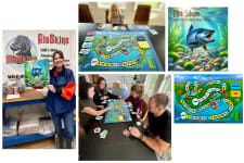 Blue Salmon 100% Fish Board Game
