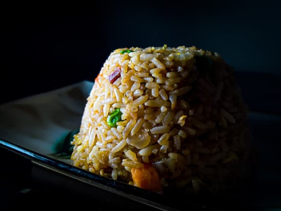 Quick Salmon Fried Rice Recipe