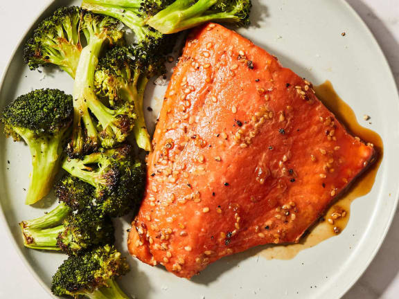 air fryer teriyaki salmon