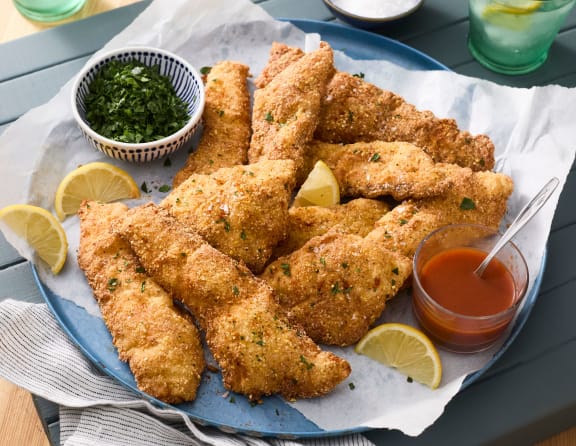 cornmeal crusted rockfish