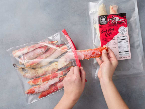 how to defrost crab legs